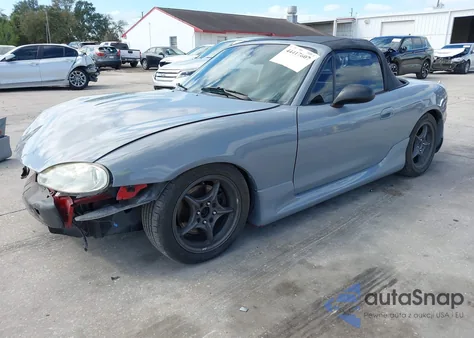 2002 Mazda Mx-5 Miata Cloth/Ls/Se z USA, uszkodzony, nr VIN JM1NB353420234889